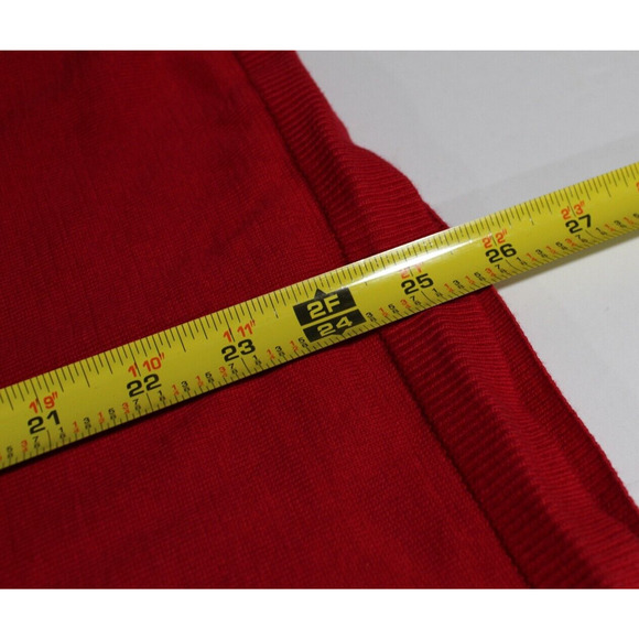 Land's End Red Christmas Sweater Women's 2X (20W/22W) Crew Neck Pull-over LS - Picture 11 of 11